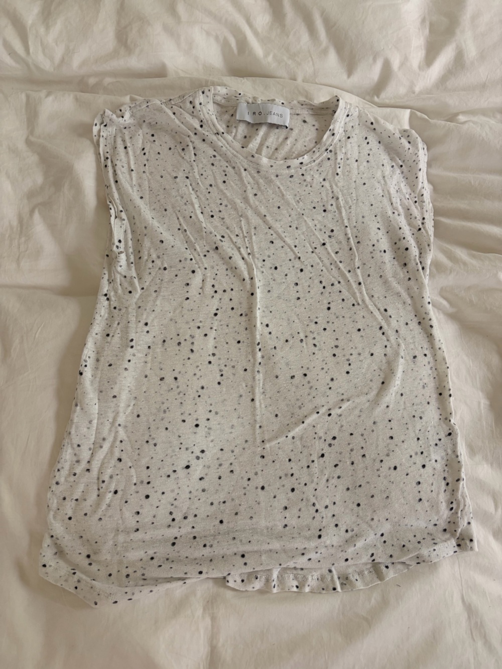 Iro sleeveless top size s